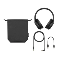 Sony WH-H910N Over-Ear Wireless Bluetooth Headset with Mic - Blue - Blue