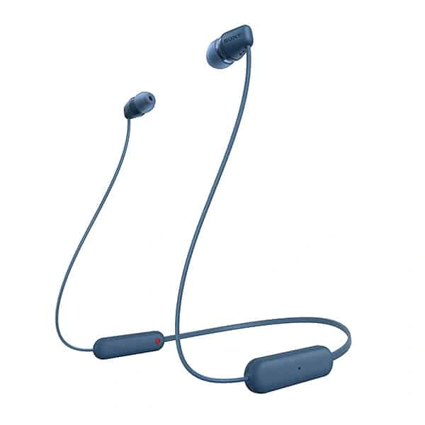 Sony WI-C100 Wireless Headphones - Blue - Blue