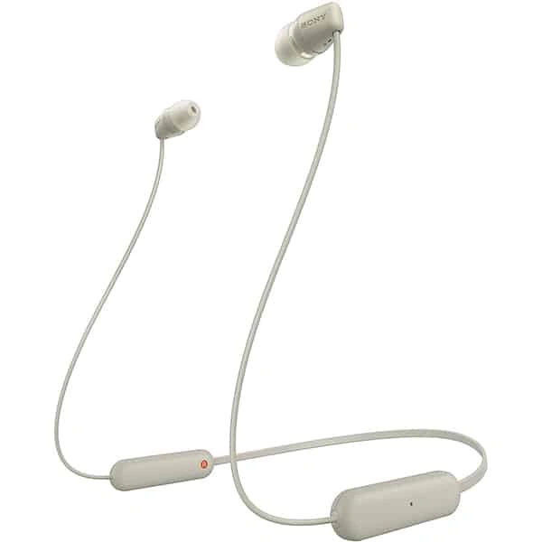 Sony WI-C100 Wireless Headphones - Taupe - Taupe