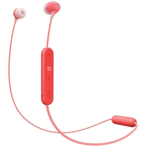 Sony WI-C300 Wireless Bluetooth In Ear Neckband - Red - Red