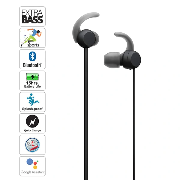 Sony WI-SP510 Wireless Sports Extra Bass Neckband - Blue - Blue