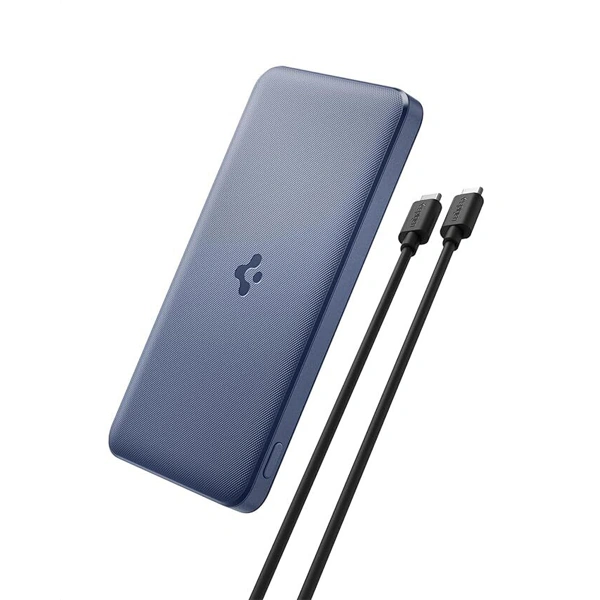 Spigen 10,000mAh 22.5W Fast Charging Iconic Power Bank - Blue - Blue