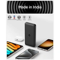Spigen 20,000mAh, 22.5W Fast Charging Iconic Power Bank with 20W for 2 USB C Ports - Black