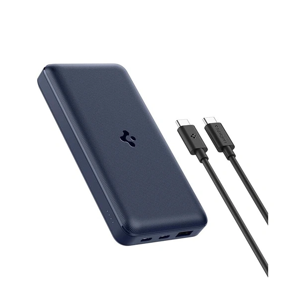 Spigen 20,000mAh 30W Fast Charging Iconic Power Bank - Blue - Blue
