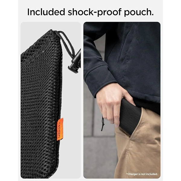Spigen 30,000mAh 22.5W Fast Charging Power Bank - Black - Black