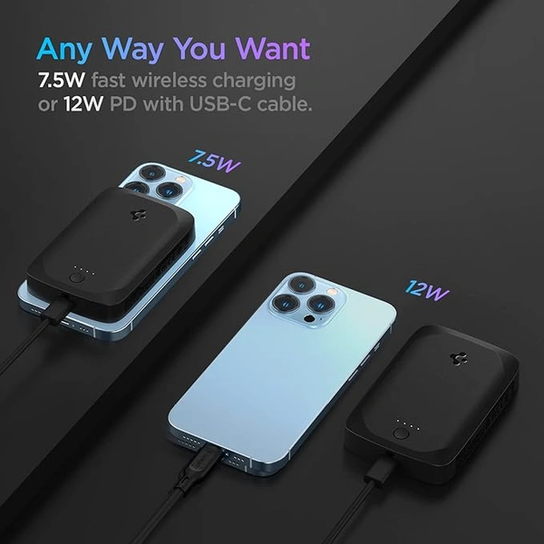 Spigen ArcHybrid Mag 5000mAh Magnetic Charging Power Bank
