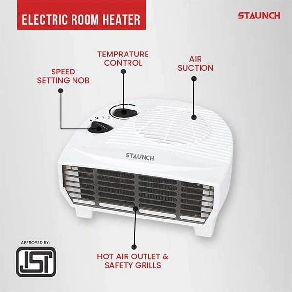 Staunch SH-101 Electric Room Fan Heater