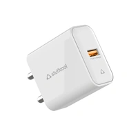 Stuffcool 22.5W USB A Port Flow Quick2 Single Port Wall Charger