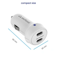 Stuffcool Atom Plus CC 45W Car Charger with PPS Type-C1 PD20W