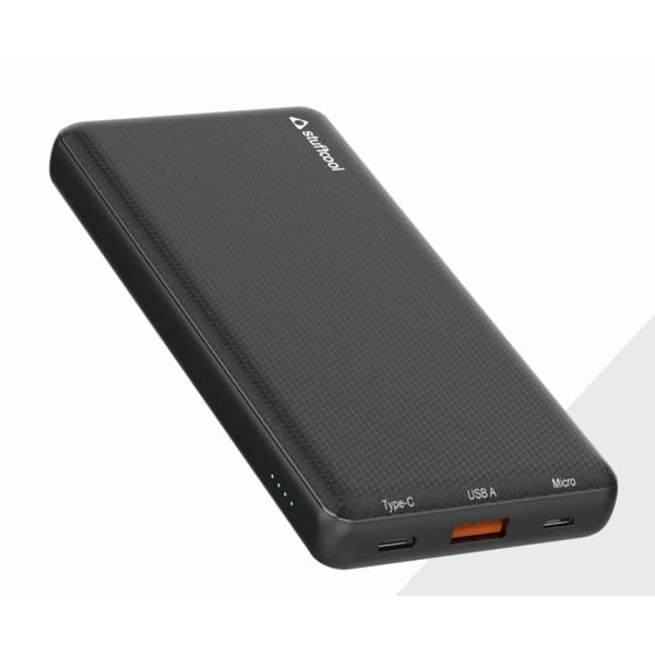 Stuffcool PB9027 10000mAh Powerbank Type-C PD 20W + USB A Fast Charger - Black, Blue, Pink