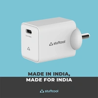 Stuffcool Pico Pro 35W Single Type C Wall Charger - Blue, White