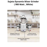 sujata Sujata 900 Watts Dynamix DX Mixer Grinder With 3 Jars - Ivory Gold, Twinkling Grey