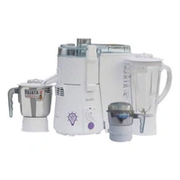sujata Sujata 900 Watts Powermatic Plus Juicer Mixer Grinder With 3 Jars - Ivory Gold, Twinkling Grey