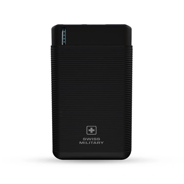 Swiss Military 10K mAh Cosmix+ Power Bank - Black