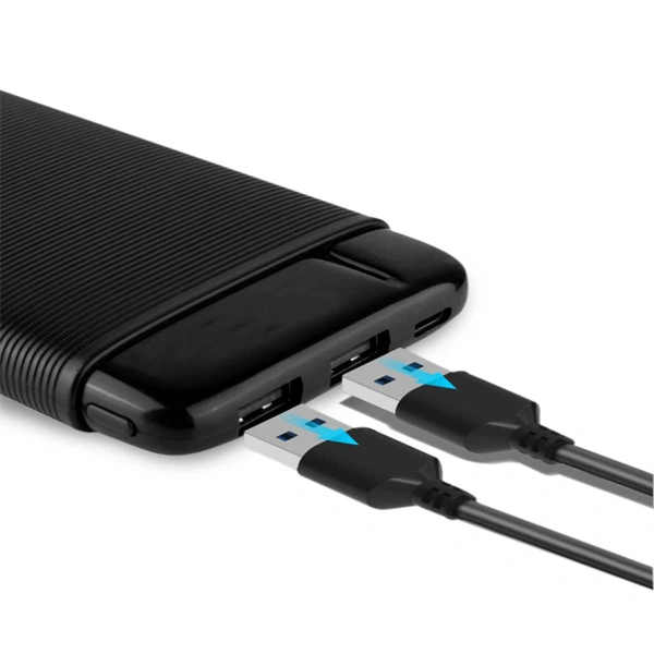 Swiss Military 10K mAh Cosmix+ Power Bank - Black