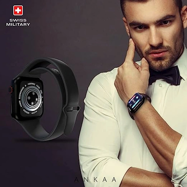 Swiss Military ANKAA Waterproof Smartwatch - Black - Black