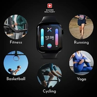 Swiss Military ANKAA Waterproof Smartwatch - Black - Black