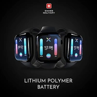 Swiss Military ANKAA Waterproof Smartwatch - Black - Black