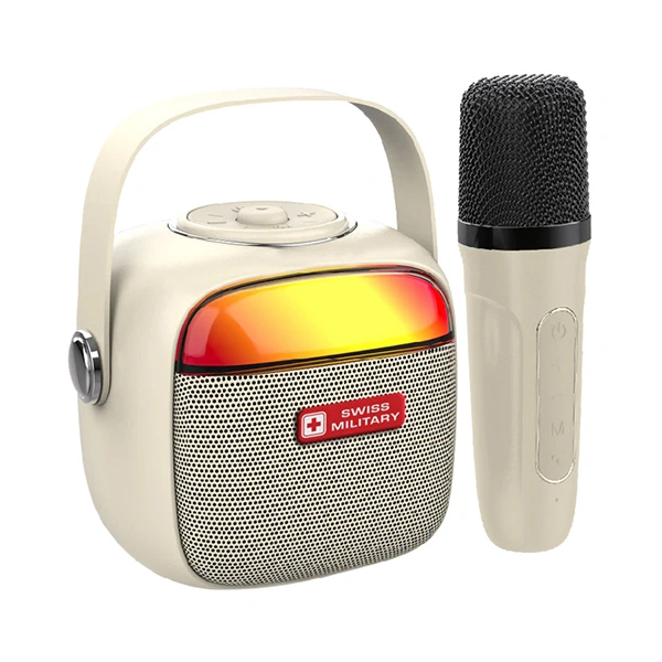 Swiss Military Audio Ancha POP Bluetooth Speaker - Beige - Beige