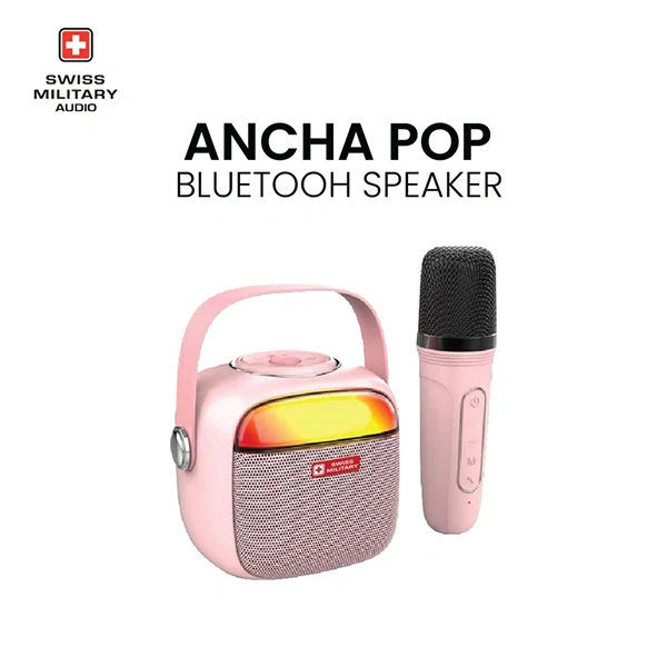Swiss Military Audio Ancha POP Bluetooth Speaker - Beige - Beige
