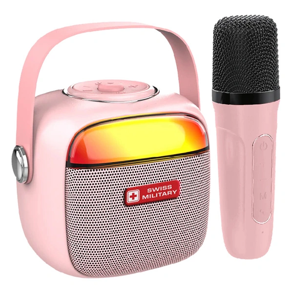 Swiss Military Audio Ancha POP Bluetooth Speaker - Pink - Pink