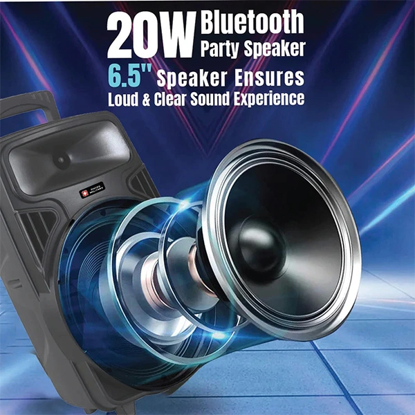 Swiss Military Audio BOOM Trolly Speaker - Beige, Green Blue, Pink