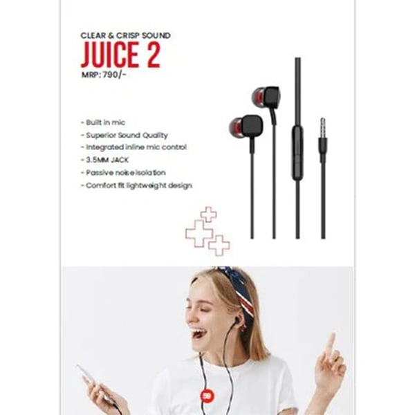 Swiss Military Audio Juice 2 Earphone
