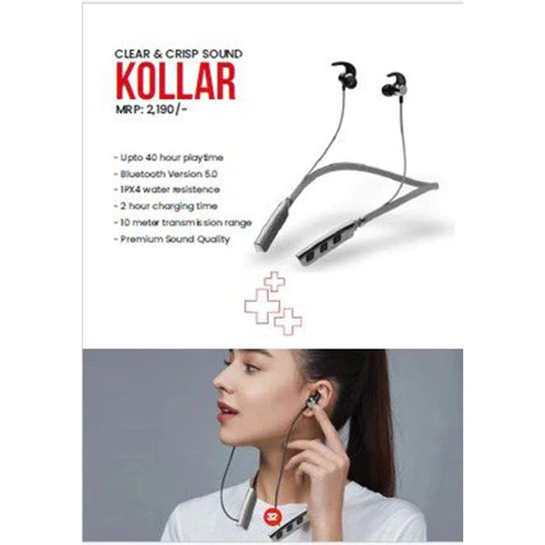 Swiss Military Audio KOLLER Neckband - Silver - Silver