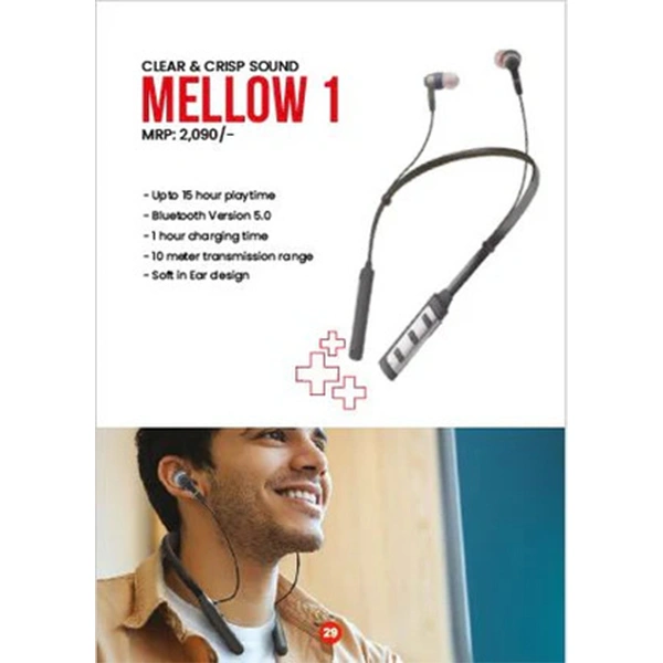Swiss Military Audio Mellow 1 Neckband - Black, Blue, Green