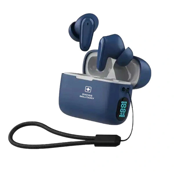 Swiss Military Audio OCTA PODS Wireless Earbuds - Blue - Blue