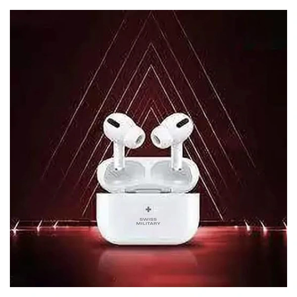 Swiss Military Audio PodPro 3 Wireless Earbuds - White