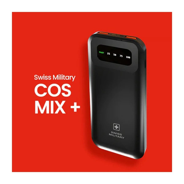 Swiss Military Swiss military audio SM COSMIX+ Power Bank - Black