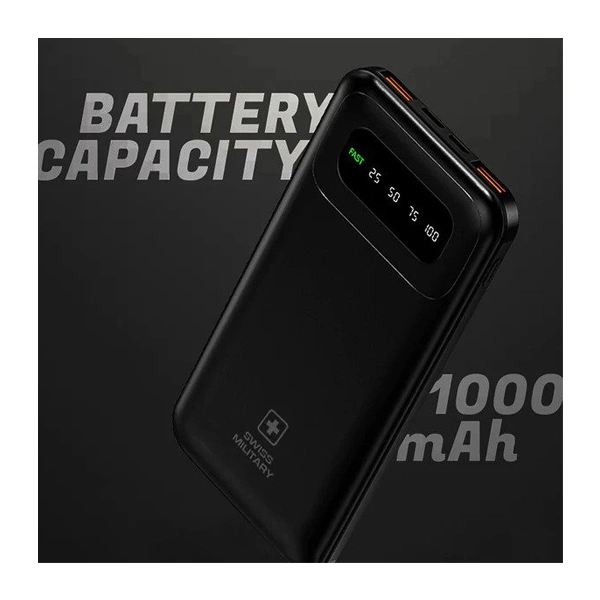 Swiss Military Swiss military audio SM COSMIX+ Power Bank - Black