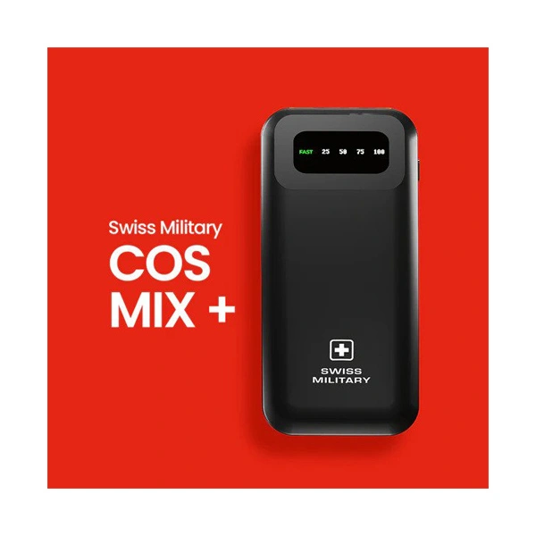 Swiss Military Swiss military audio SM COSMIX+ Power Bank - Black