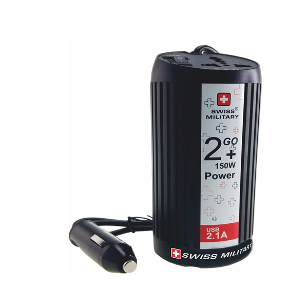Swiss Military CIV1 Ultra Portable Car Power inverter with Oxygen Bar