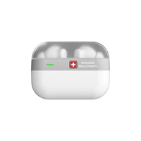 Swiss Military Dapple Pods Bluetooth Earbuds - White - White