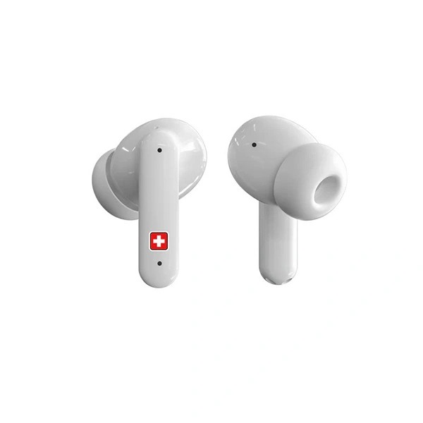 Swiss Military Dapple Pods Bluetooth Earbuds - White - White