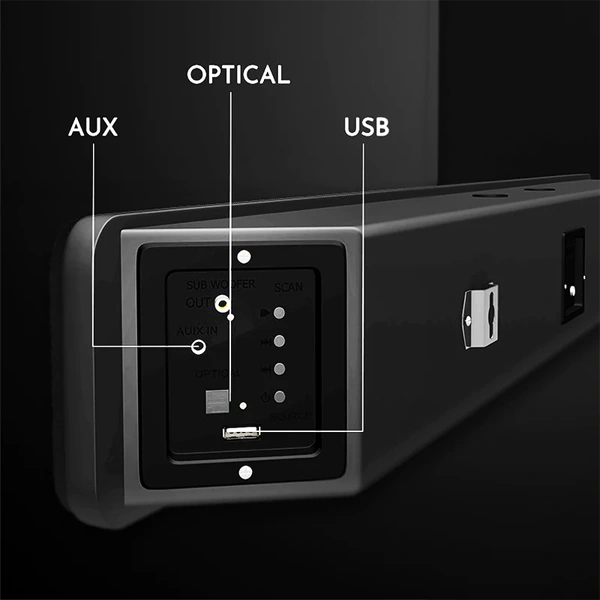 Swiss Military EUPHORIA Wireless Remote Controlled Bluetooth Soundbar