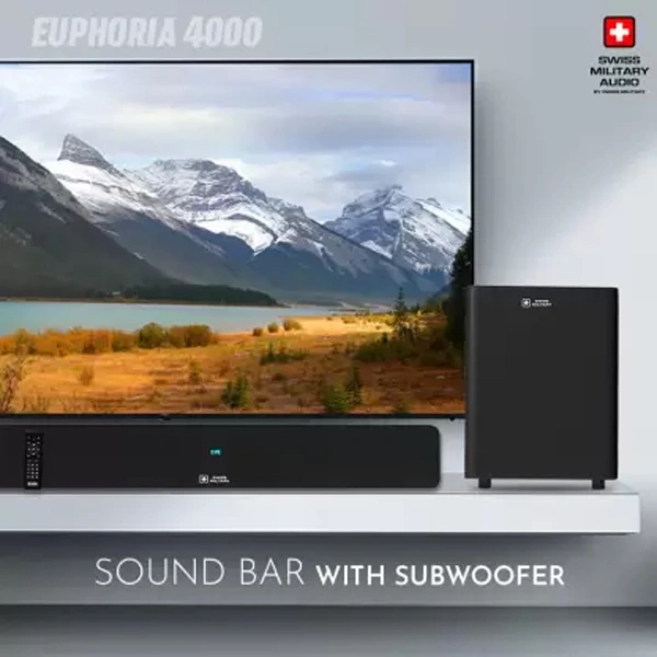 Swiss Military EUPHORIA Wireless Remote Controlled Bluetooth Soundbar