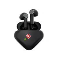 Swiss Military PIN NA PODS Earbuds - Black - Black