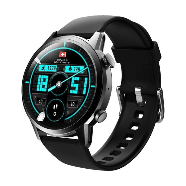 Swiss Military RAPTOR Waterproof Smartwatch with GPS Tracker - Red - Red