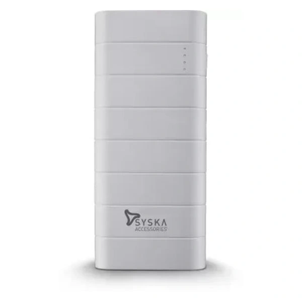 Syska 10000 mAh 10W Power Bank - White - White
