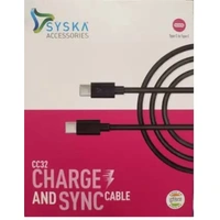 Syska SYSKA CABLE CC32 Cable Supports Fast Charging