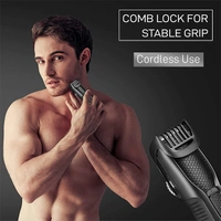 Syska HT200 PRO Beard Pro Cordless Rechargeable Trimmer - 10 Length Settings; 45 Min Runtime