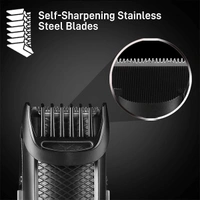Syska HT200 PRO Beard Pro Cordless Rechargeable Trimmer - 10 Length Settings; 45 Min Runtime