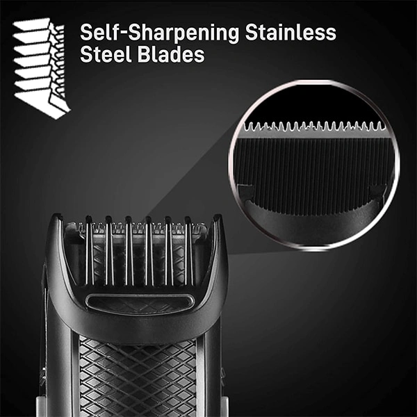 Syska HT200 PRO Beard Pro Cordless Rechargeable Trimmer - 10 Length Settings; 45 Min Runtime