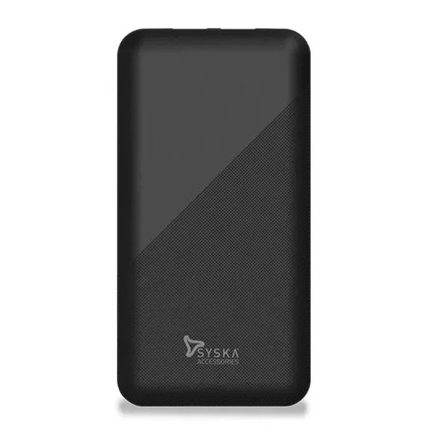 Syska Power Lite 100 Power Bank - Pink, White