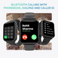 TAGG Engage II Calling Smartwatch with Curved Display - Black - Black