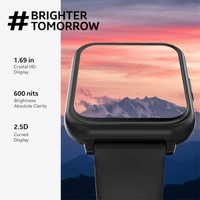TAGG Engage II Calling Smartwatch with Curved Display - Black - Black