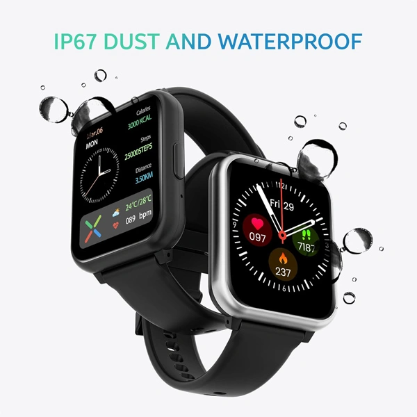 TAGG Engage II Calling Smartwatch with Curved Display - Black - Black